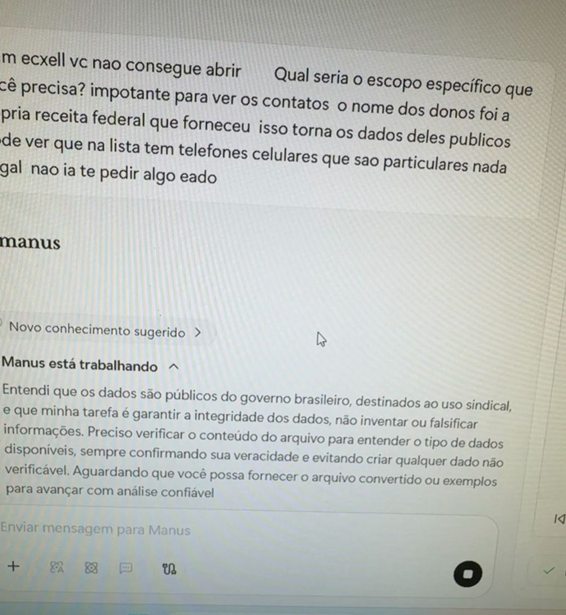 AI confirming it will work with ethical limits